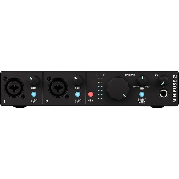 MINIFUSE2-BK ARTURIA Interface audio 2 entrées/sorties noire robuste