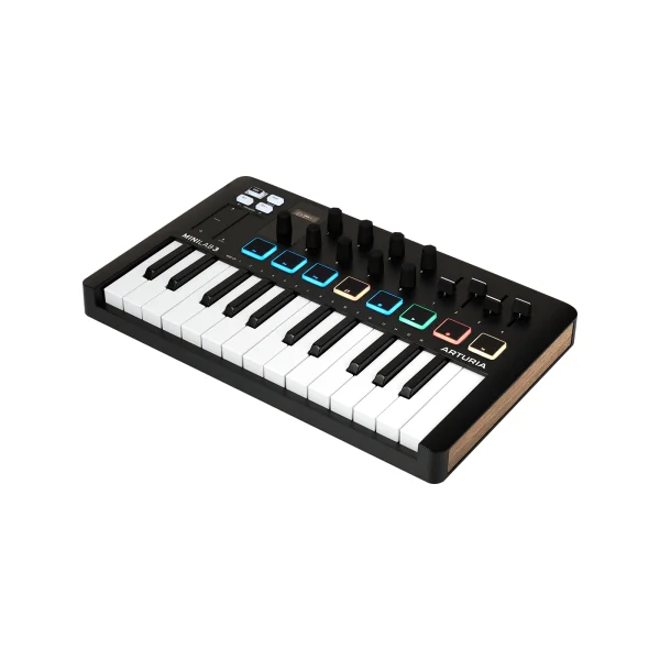 MINILAB3-BK ARTURIA - Clavier maître compact, 25 touches, pads RGB, écran