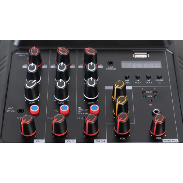 MIX-4LIVE Mixeur studio 2 canaux