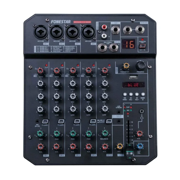 MIX-6LIVE Mixeur studio 4 canaux