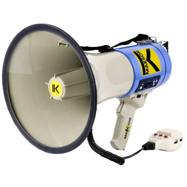 MKS-65BAT Mégaphone 65 watts avec batterie Lithium