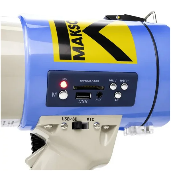 MKS-65BAT Mégaphone 65 watts avec batterie Lithium