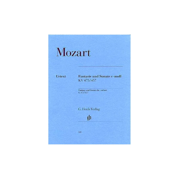 Mozart W.a. Fantaisie Sonate DO Mineur Piano