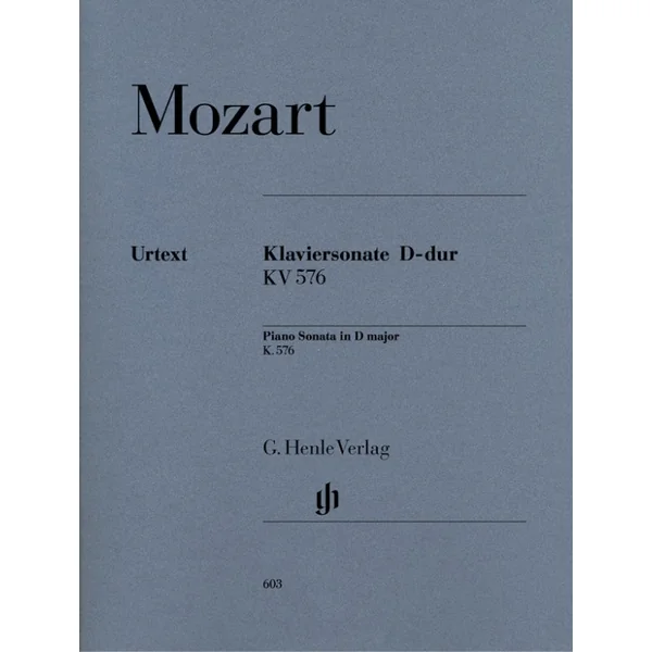 Mozart W.a. Sonate KV 576 Piano-1