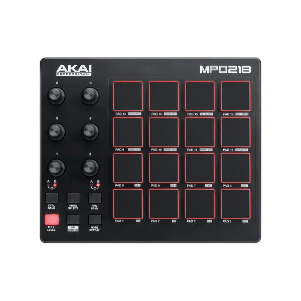 MPD218 AKAI PROFESSIONAL - 16 pads 6 potentiomètres