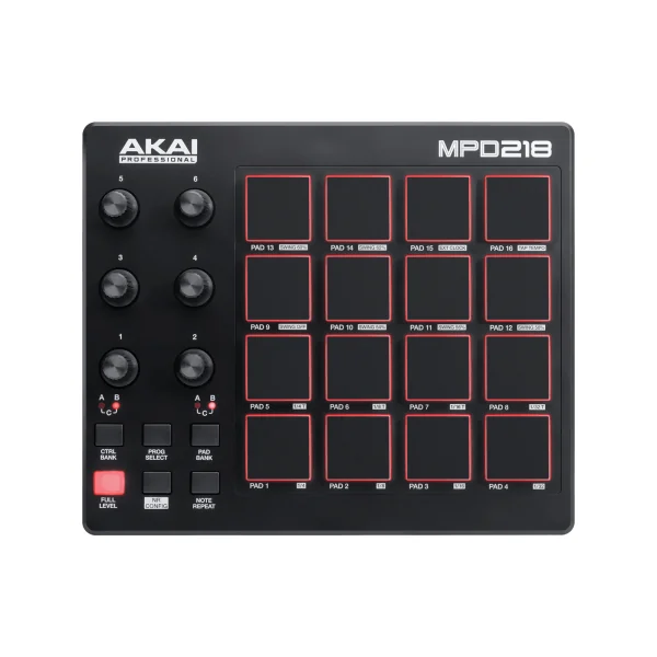 MPD218 AKAI PROFESSIONAL - 16 pads 6 potentiomètres