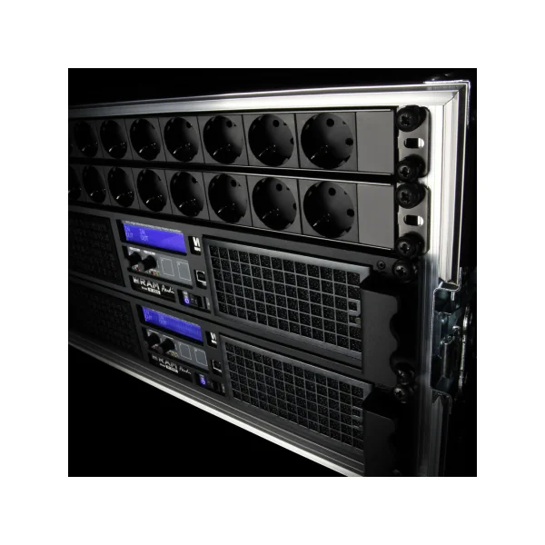 Multiprise rackable 1U 19 pouces 8 prises shucko et inter avant