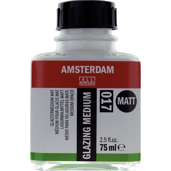 Médium glacis mat Amsterdam 75 ml