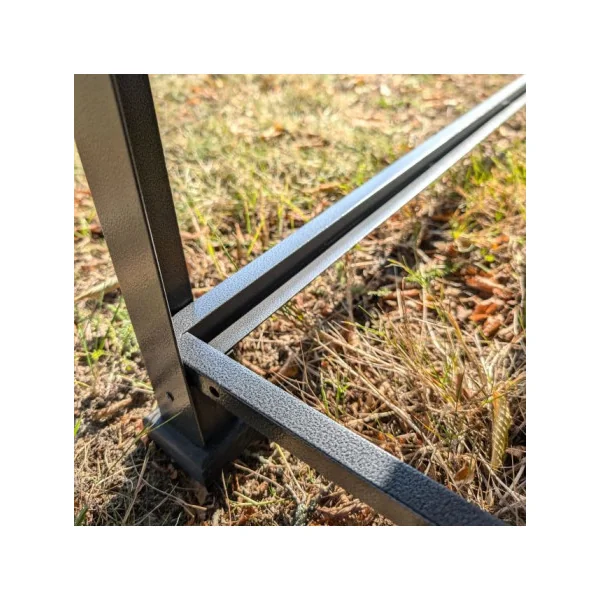 Niche avec Terrasse Surélevée Armature en Acier Niche à Chien Robuste