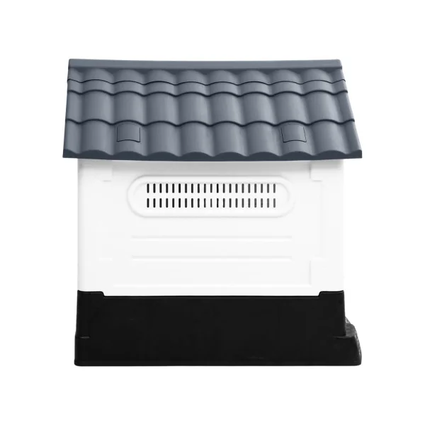 Niche blanche et grise Niche en plastique Niche chien en PVC