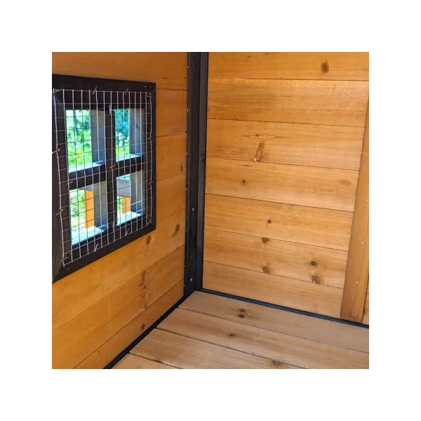 Niche Chien L avec terrasse Surélevée Niche avec Terrasse pour Chien Moyen