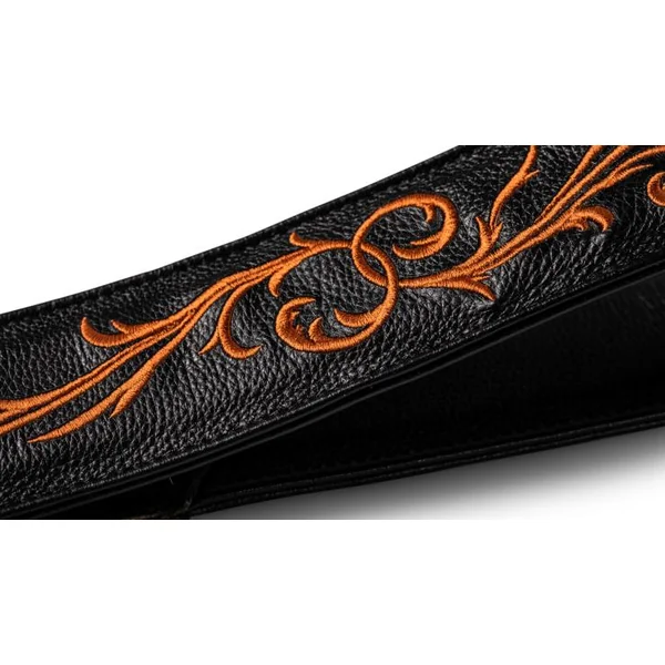Nouveau 3inc. Embroidered Leather Guitar Strap #4120-30