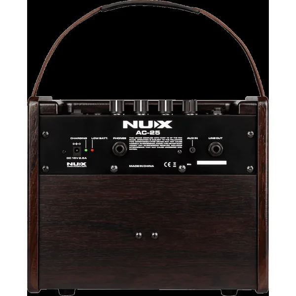 Nux AC-25 - Amplificateur Nomade pour Guitare Électro-Acoustique