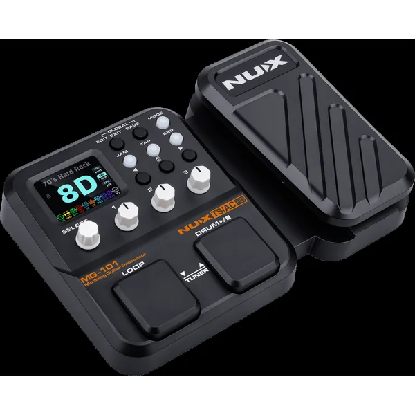 Nux MG101 - Multi-Effet Guitare avec Looper, Boîte à Rythmes & USB-C