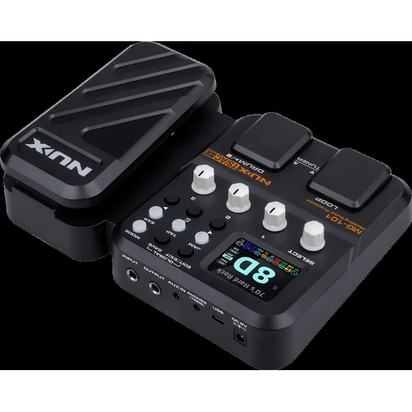Nux MG101 - Multi-Effet Guitare avec Looper, Boîte à Rythmes & USB-C