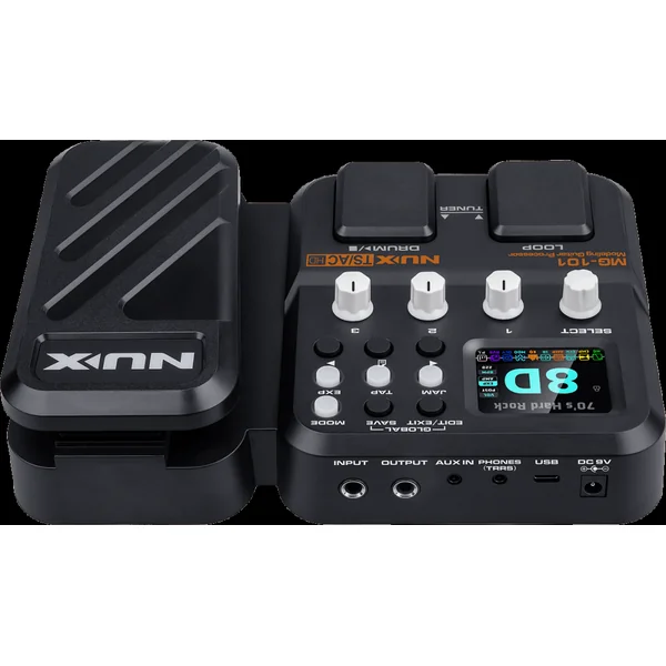 Nux MG101 - Multi-Effet Guitare avec Looper, Boîte à Rythmes & USB-C