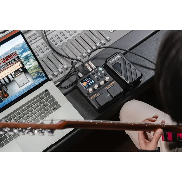 Nux MG101 - Multi-Effet Guitare avec Looper, Boîte à Rythmes & USB-C