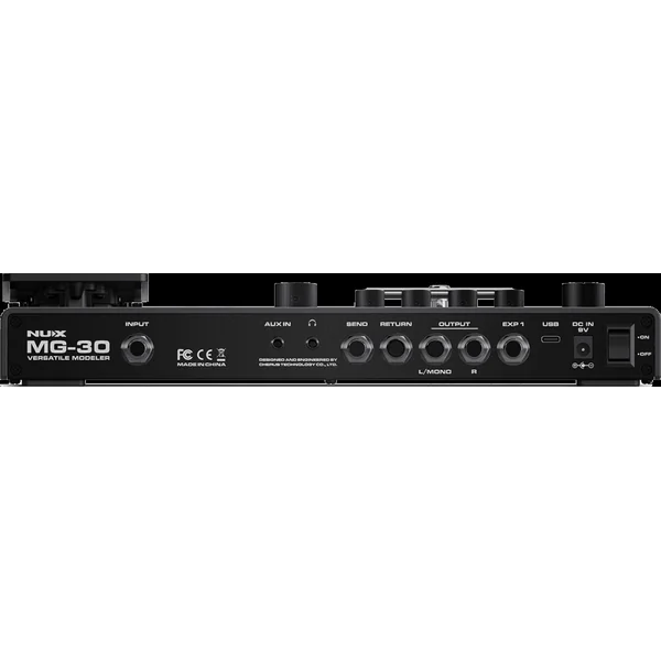 Nux MG30 - Multi-Effets Guitare avec IR, Looper & Boîte à Rythmes