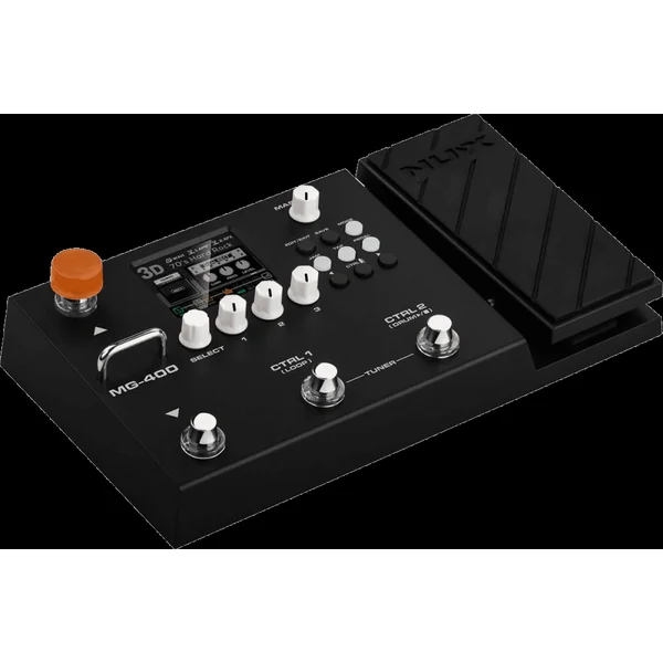 Nux MG400 - Multi-Effet Guitare-Basse-Acoustique avec IR, Looper & Boîte à Rythmes