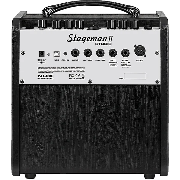 NUX Stageman AC-60 Studio - Ampli Guitare Acoustique 60W Bluetooth