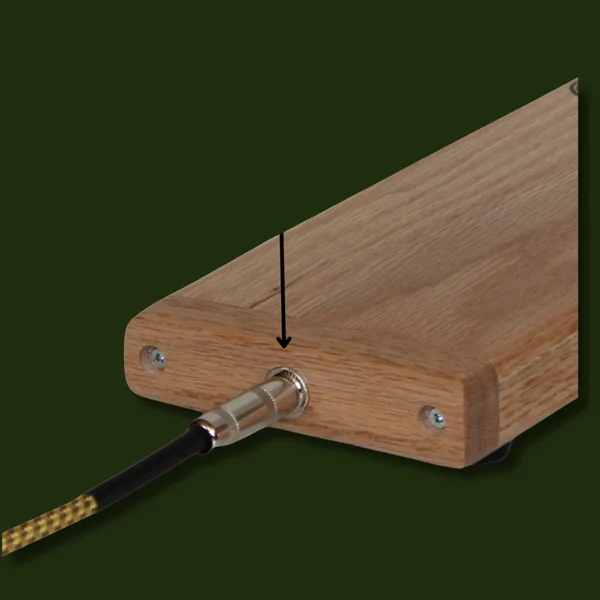 Oak ToeKicker Acoustic Stompbox from Kopf Percussion