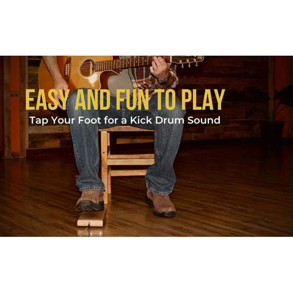 Oak ToeKicker Acoustic Stompbox from Kopf Percussion