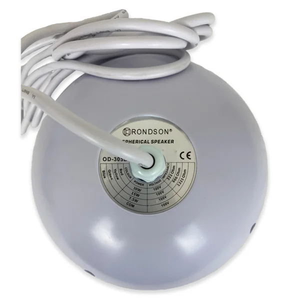 OD-105B Enceinte sphérique 10-5 Watts 100 V