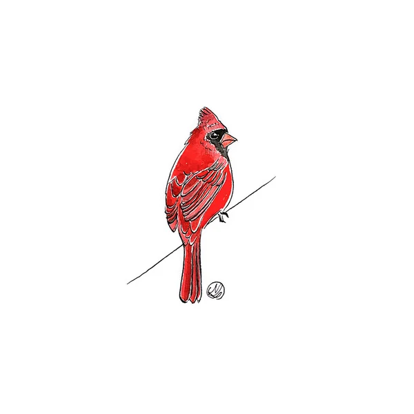 Oiseau rouge – Nadège Lelièvre