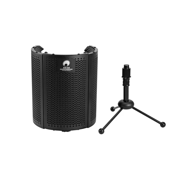 OMNITRONIC AS-04 Desk Microphone Absorber System, foldable incl. tripod