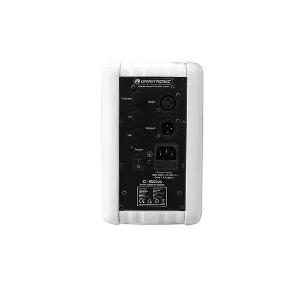 OMNITRONIC C-50A active white 2x