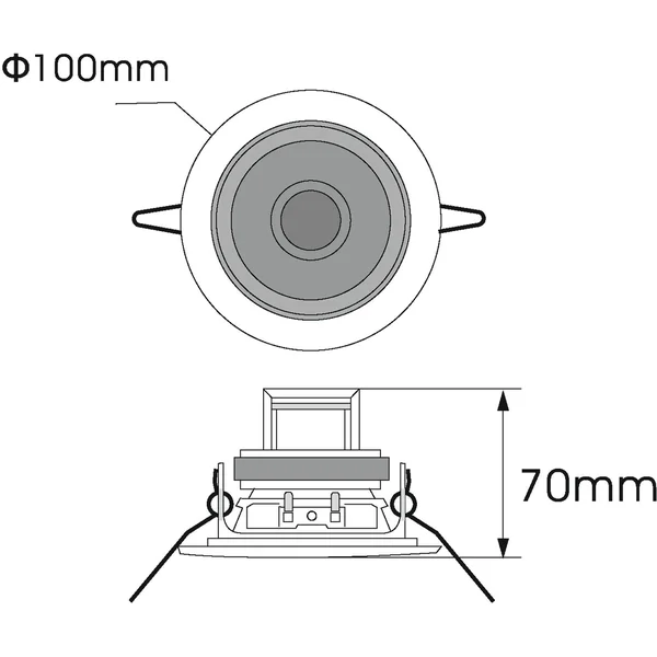 OMNITRONIC CS-2.5W Ceiling Speaker white