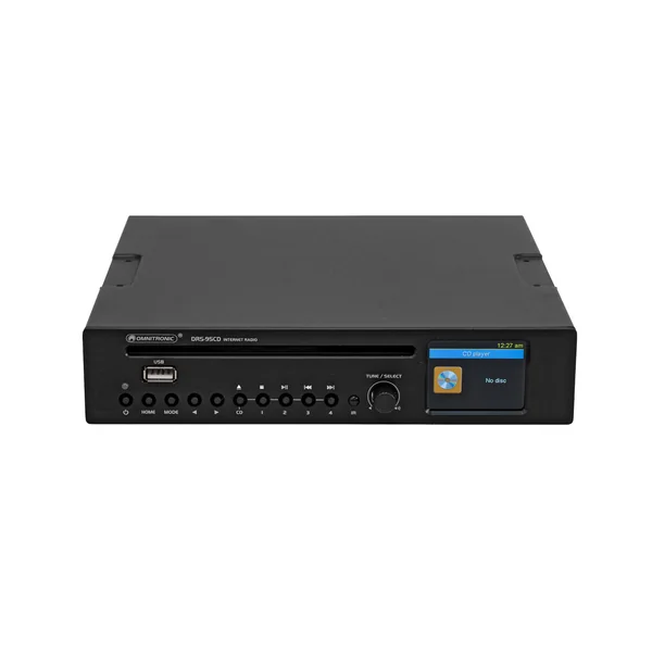 OMNITRONIC DRS-95CD Internet Radio with DAB+, Bluetooth and CD Player