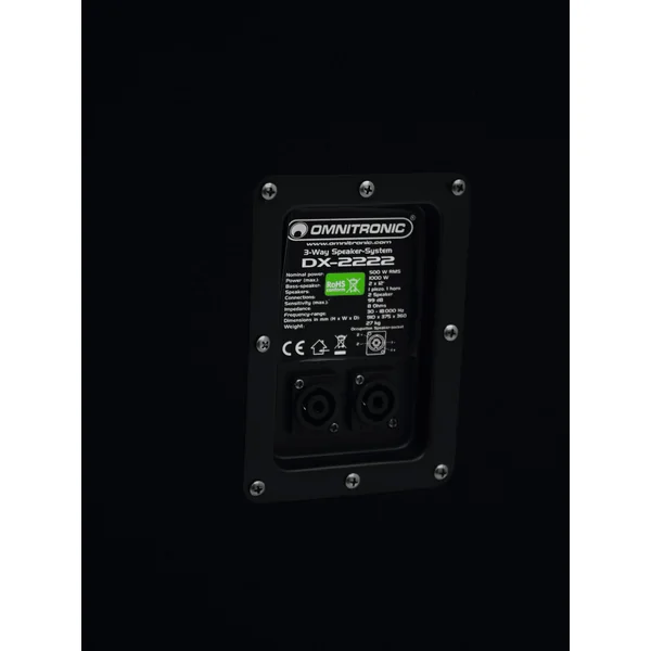 OMNITRONIC DX-2222 3-way Speaker 1000 W