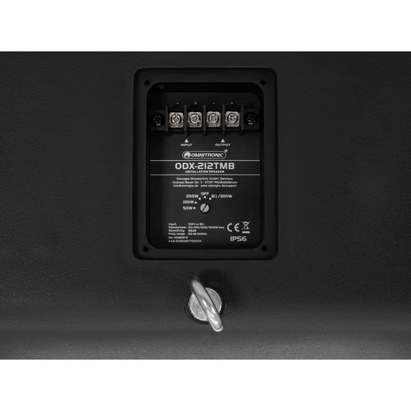 OMNITRONIC ODX-212TMB Installation Speaker 100V black