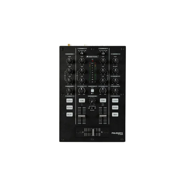 OMNITRONIC PM-202FX 2-Channel DJ Mixer with Filter, FX and Bluetooth