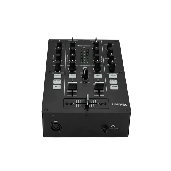 OMNITRONIC PM-202FX 2-Channel DJ Mixer with Filter, FX and Bluetooth