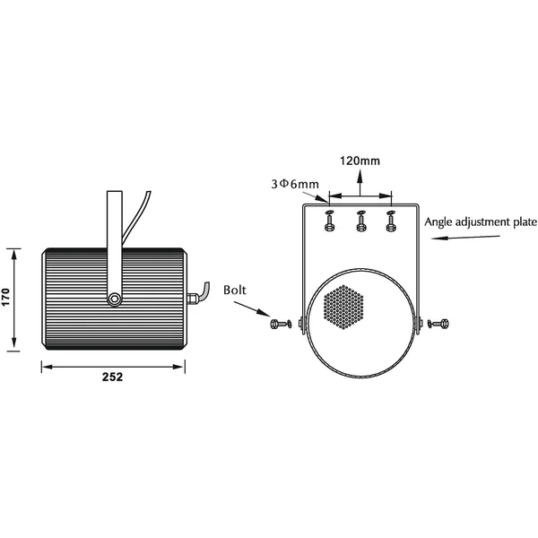 OMNITRONIC PS-20 Projector Speaker