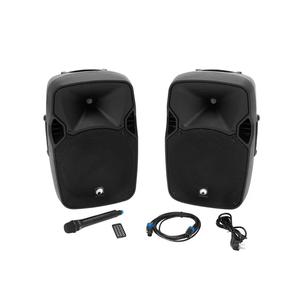 OMNITRONIC Set XFM-212AP + Speaker Stand MOVE MK2