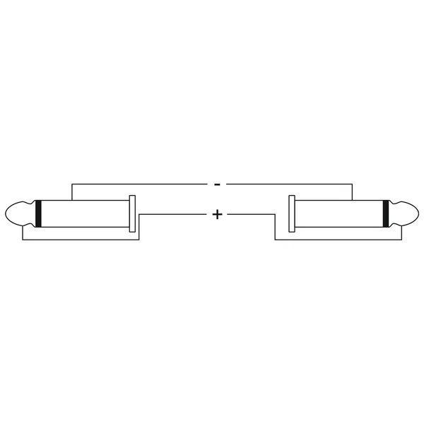 OMNITRONIC Speaker Cable Jack 2x1.5 1.5m bk