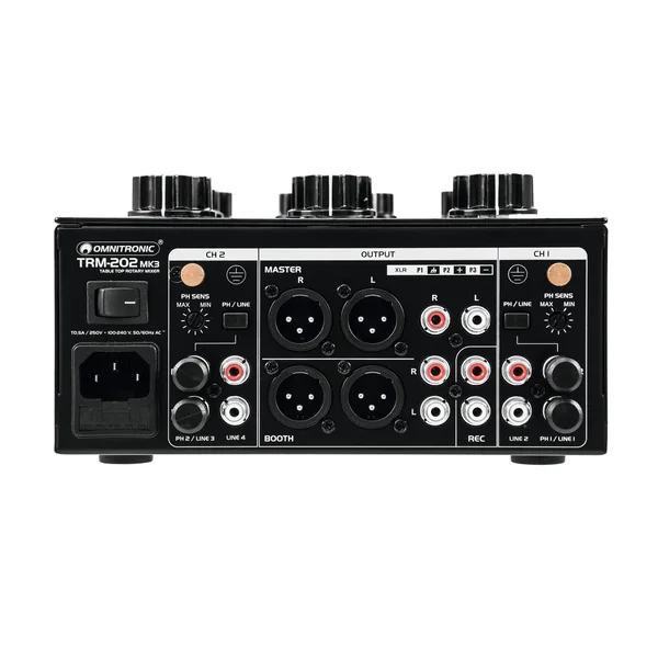 OMNITRONIC TRM-202MK3 2-channel Rotary Mixer