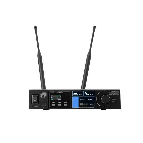 OMNITRONIC UHF-601 1-channel Wireless Mic System 823-832/863-865 MHz