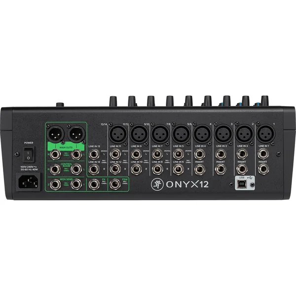 ONYX12 MACKIE - Table de mixage USB 12 canaux + effets