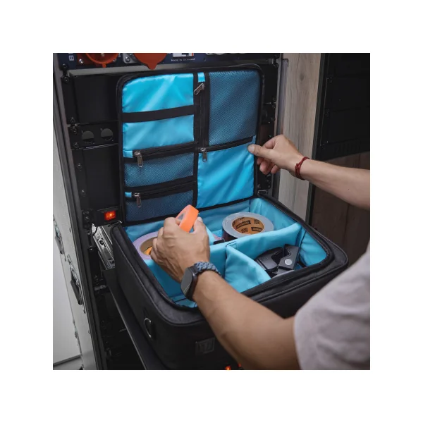 ORGAFLEX® RACK BAG 03 - Sac d’organisation rembourré pour racks de 19″ (3U)
