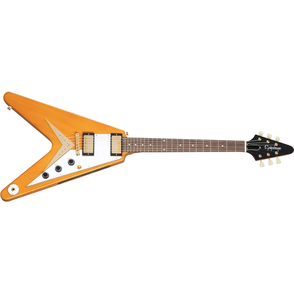Original 1958 Flying V Korina White Pickguard - aged natural