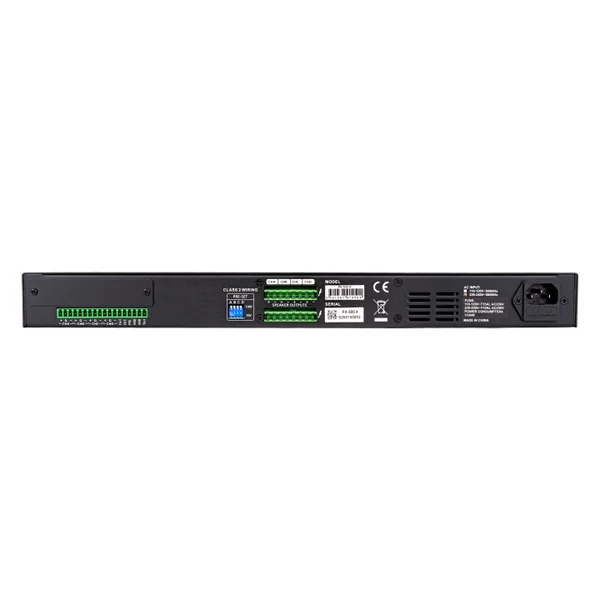 PA-500.4 Amplificateur de puissance 4 x 500 Watts 100 Volts
