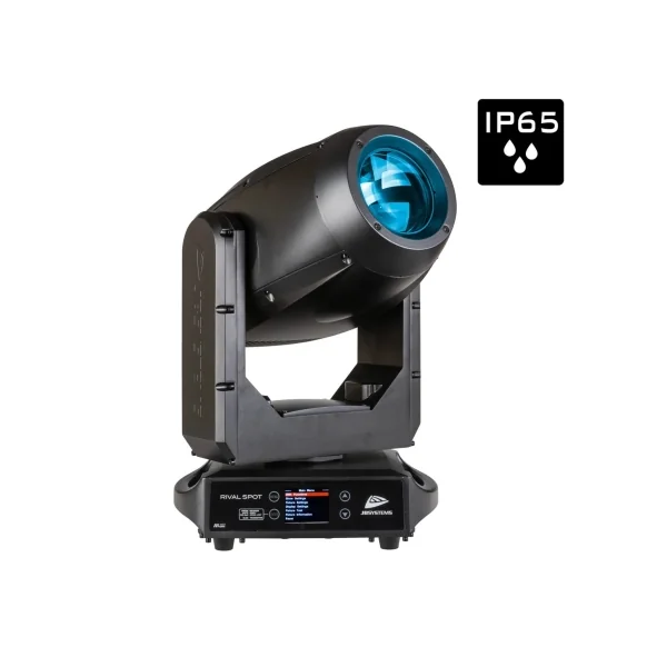 Pack 2 Lyres rival spot JB system - LED Spot 300W IP65 WDMX + 1 Flightcase 12