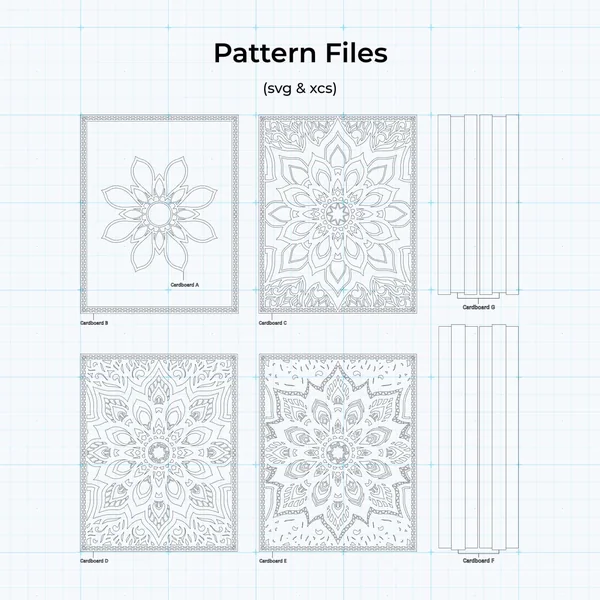 Pack de matériaux xTool ColorBeam Mandala