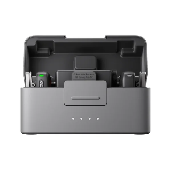Pack DJI Mic Mini (2 TX + 1 RX + Boîtier de recharge) + Adaptateur pour téléphone mobile (Lightning)