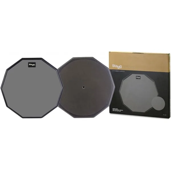 Pad de Pratique 12" – Surface Réaliste & Silencieuse