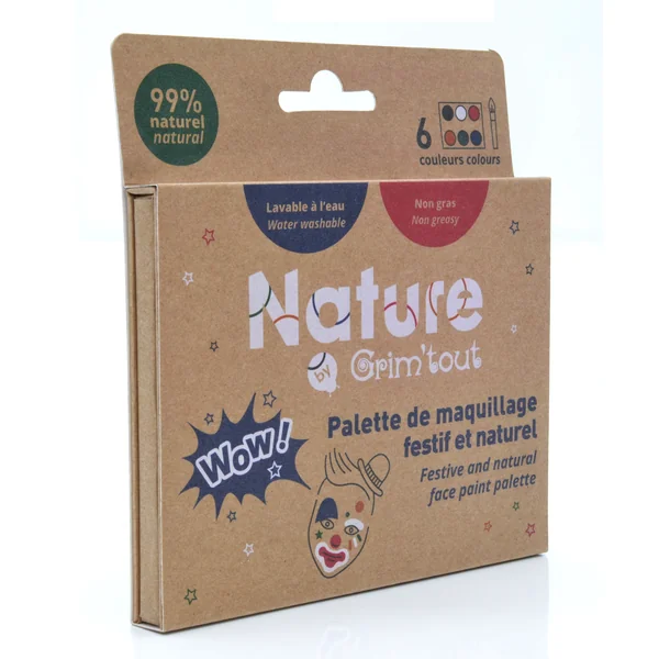 Palette nature Top 6 godets 36mm